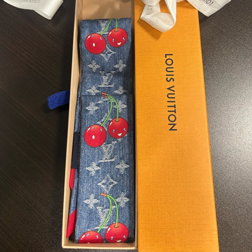 Louis Vuitton Murakami Denim Cerise Bandeau